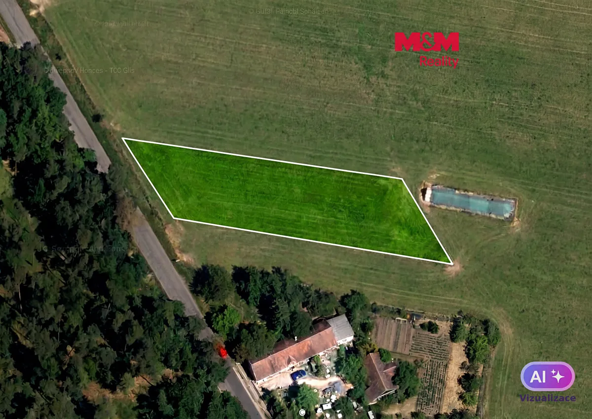 Prodej stavebního pozemku 1700 m²